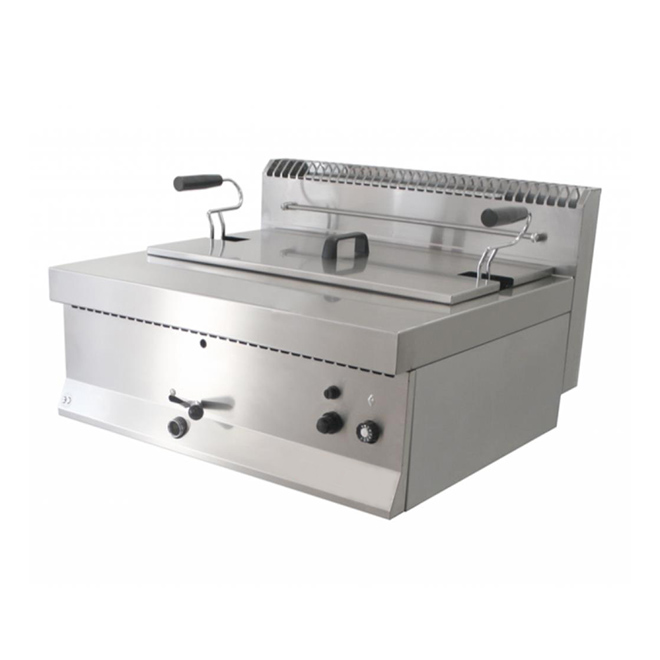 Friggitrice a gas professionale da banco con 1 vasca FPG 21 Lt – FRI01554