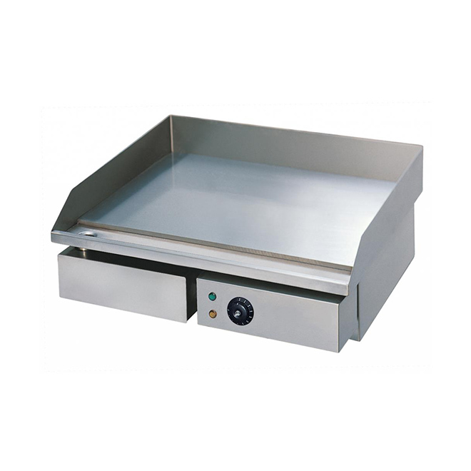 Griglia elettrica da banco piano cottura liscio GHN 55L – GRI01900