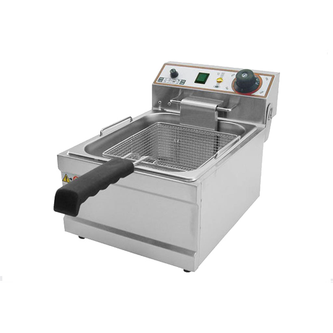 Friggitrice professionale da banco elettrica con 1 vasca FB 6 Lt – FRI01877