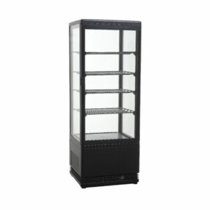 Vetrina refrigerata nera 4 piani VRN 98 - VET01918