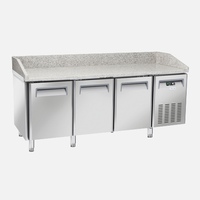 Tavolo per pizza refrigerato per vassoi 600x400mm - QZ 30