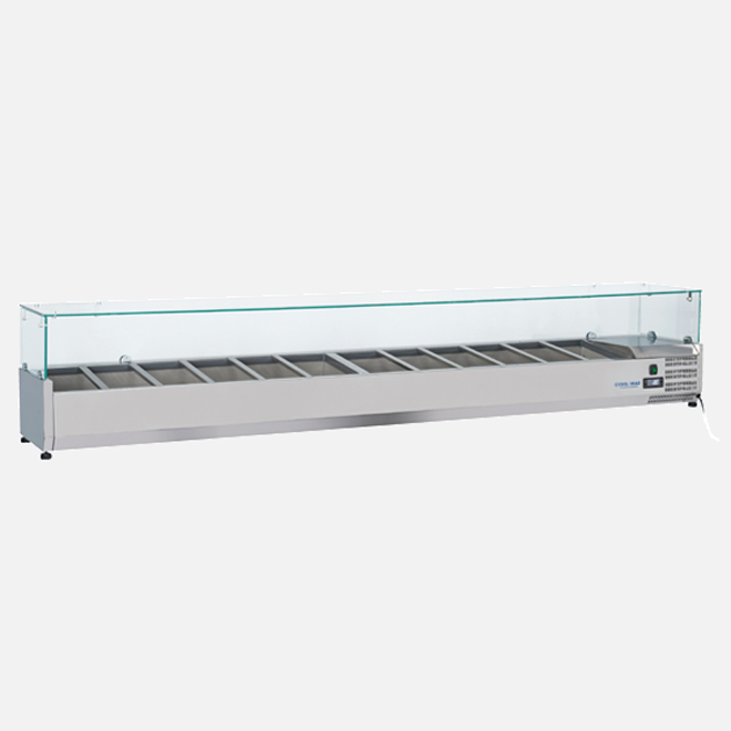 Vetrina refrigerata orizzontale (Vaschette GN1/3) - VRX 25/38
