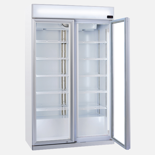 Drink cooler a esposizione totale 1050 lt. con opalina pubblicitaria - DC 1050C