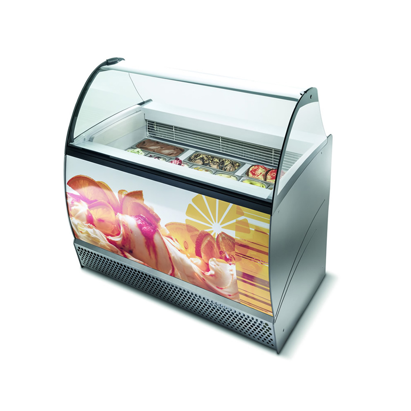 Vetrina gelato promozionale per gelato Brava LX RSTB-10
