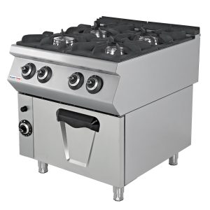 CUCINA 4 FUOCHI CON FORNO STATICO - FUSCO CHEF - linea 70