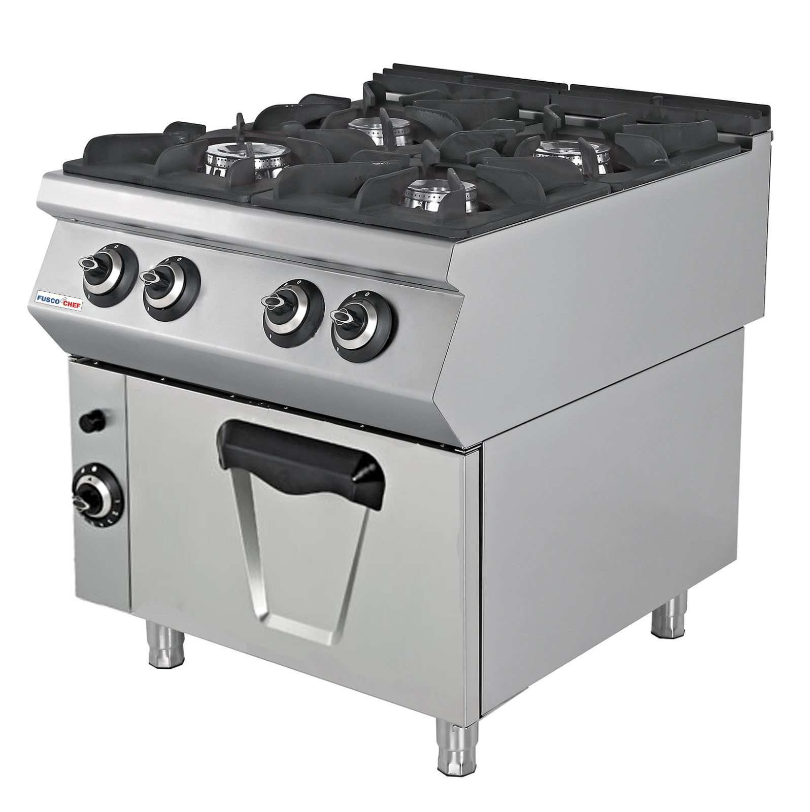 CUCINA 4 FUOCHI CON FORNO STATICO - FUSCO CHEF - linea 70