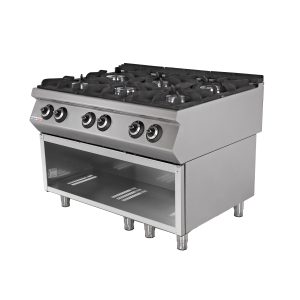 CUCINA 6 FUOCHI SENZA FORNO A GAS - FUSCO CHEF - linea 90