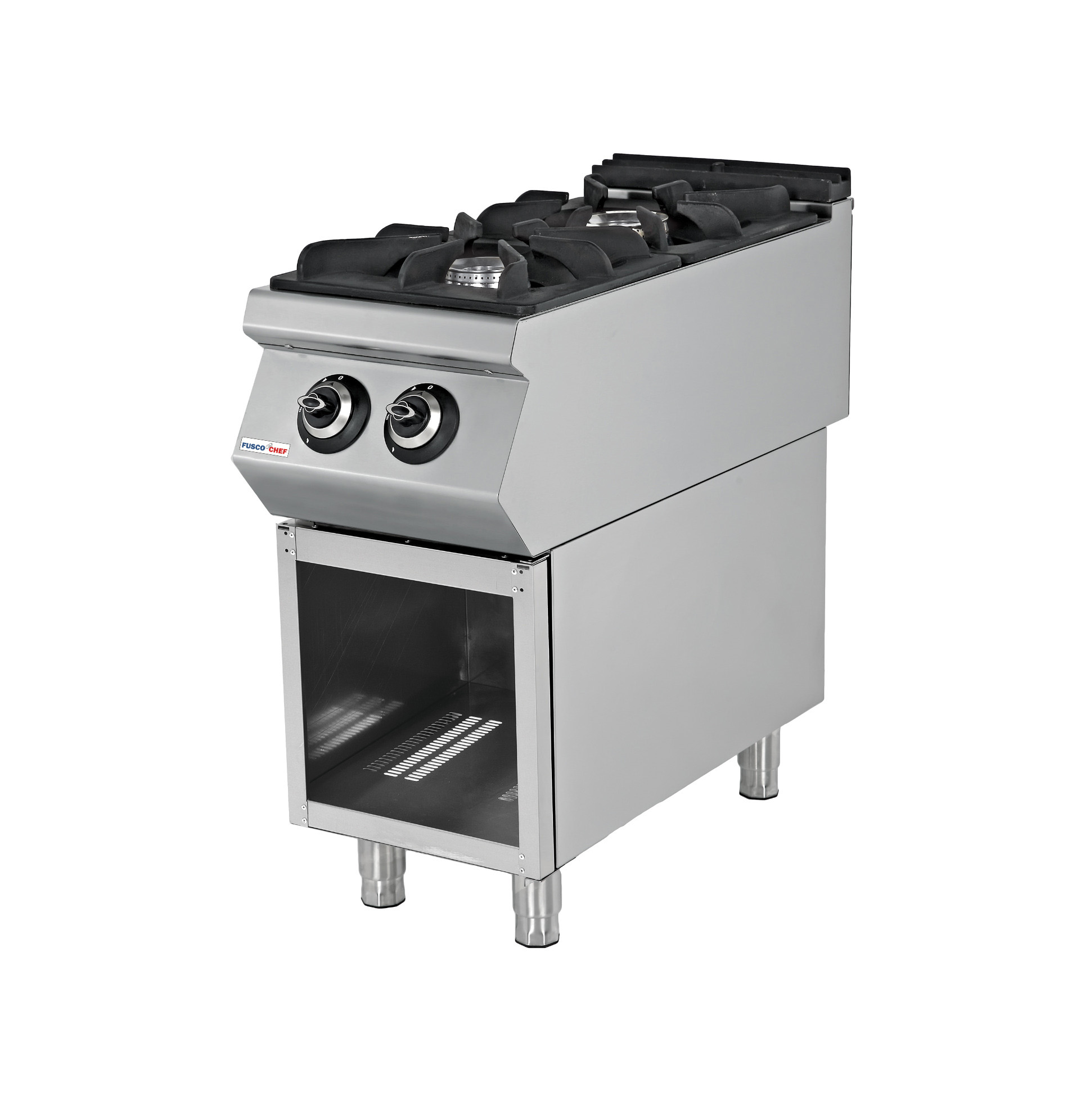 CUCINA 2 FUOCHI SENZA FORNO A GAS - FUSCO CHEF - linea 70