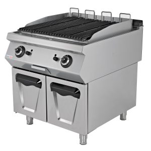 GRIGLIA PIETRA LAVICA DOPPIA A GAS – FUSCO CHEF – linea 70