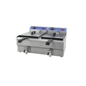 Friggitrice 2 vasche elettrica 10+10L