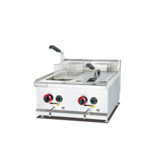 Friggitrice a gas doppio cestello