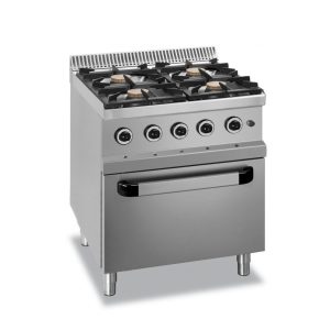 Cucina a gas 4 fuochi - 80 x 90 x 85 h