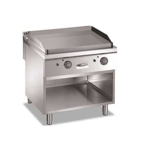 Frytop gas liscio - 80 x 90 x 85 h