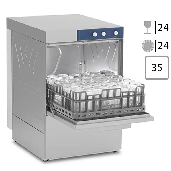 LAVASTOVIGLIE PROFESSIONALE CESTO 35x35 ELETTROMECCANICA