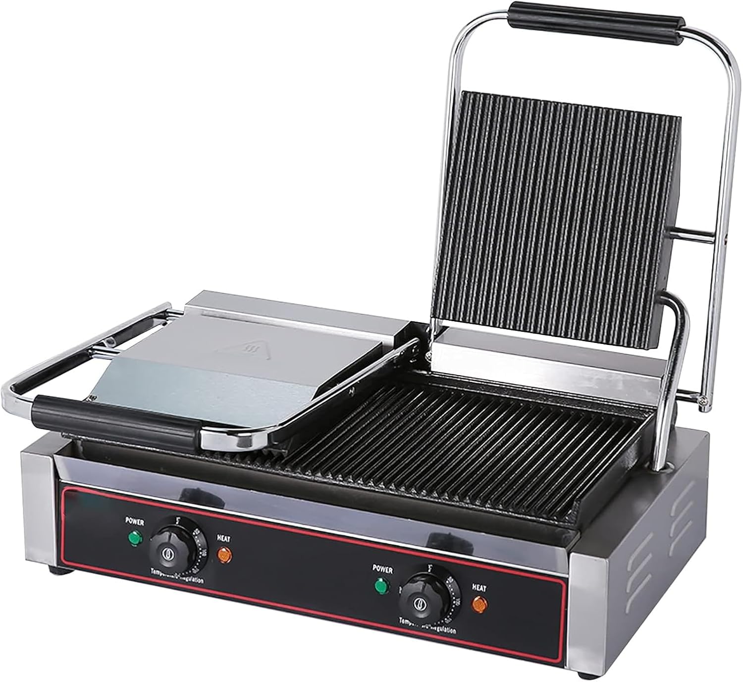 Piastra schiaccia panini in ghisa 2 braccia - immagine 3
