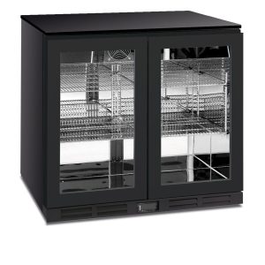 Frigo Sotto Banco Statico 2 Porte in Vetro