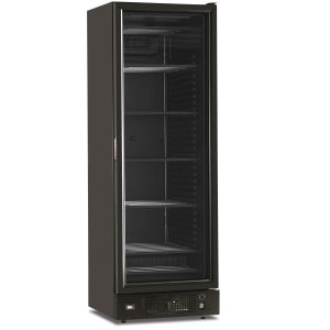 Freezer verticale statico porta battente in vetro