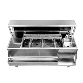 Postazione cocktail arredamento bar L125 cm