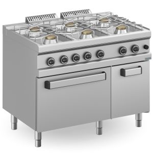 Cucina a gas 6 fuochi con forno elettrico - DXMFB912AFEXXL- PLUS 900