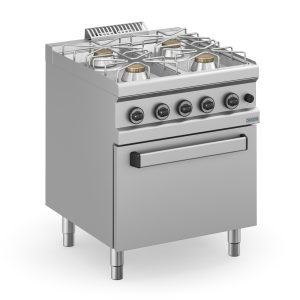 Cucina a gas 4 fuochi con forno elettrico - DXMFB98FEXL - PLUS 900
