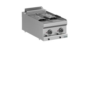Friggitrice elettrica 2 vasche 6+6 lt d'appoggio- DXMFRE74T2V- Plus 700