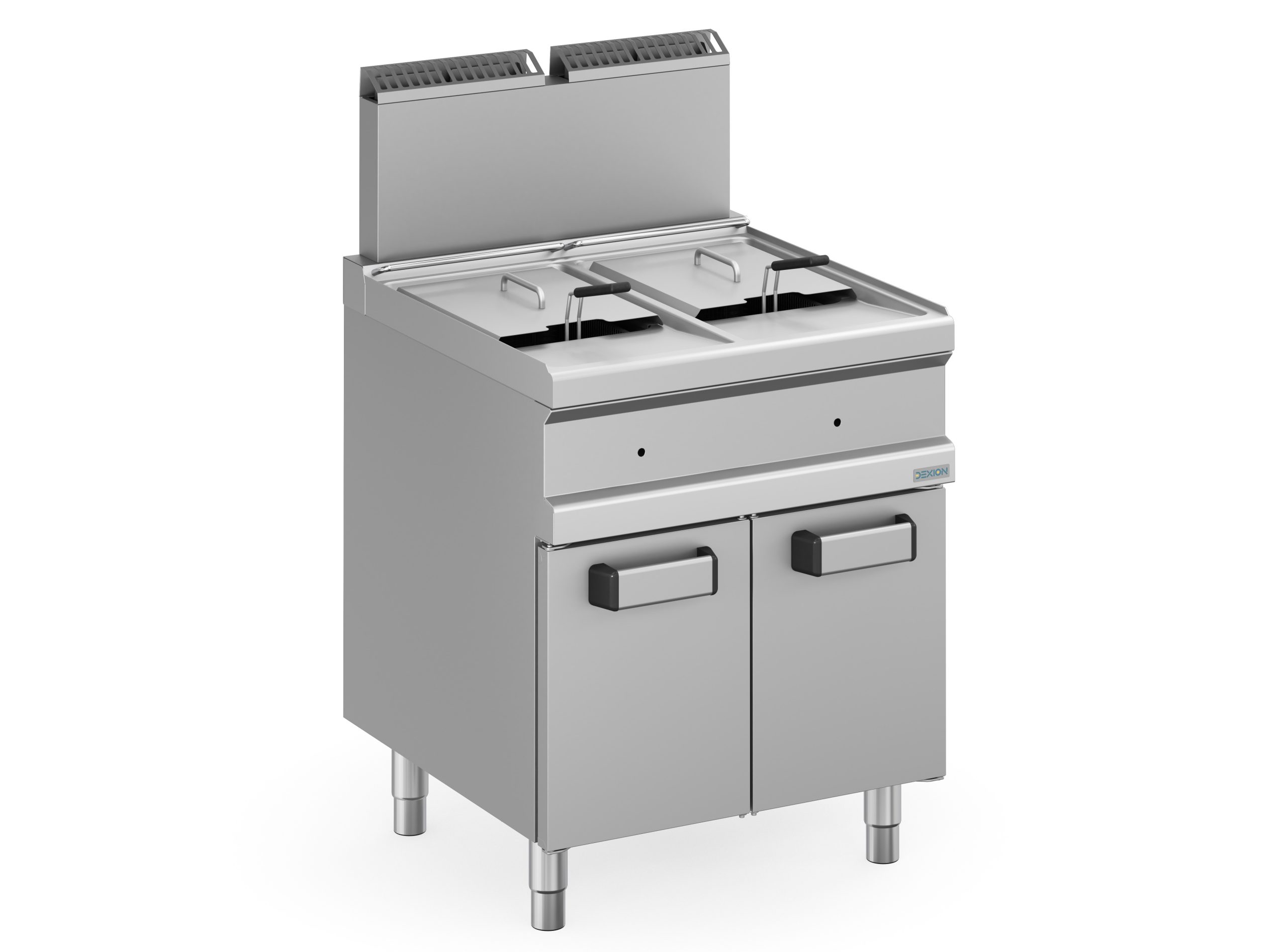 Friggitrice a gas 2 vasche 14+14 lt- DXMFRG77A- Plus 700