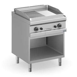 Fry Top a gas liscia/rigata cromata - DXMFTG77ALRC - Plus 700