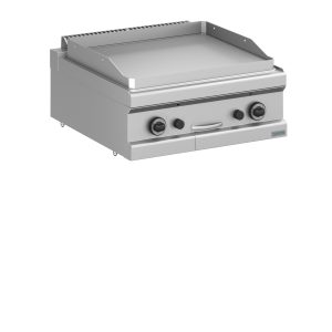 Fry Top a gas liscia d'appoggio - DXMFTG77TL- Plus 700