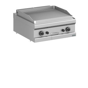 Fry Top elettrico rigata d'appoggio - DXMFTE77TR- Plus 700