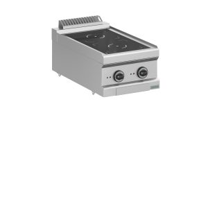 Piano piastra elettrica 2 induttori d'appoggio- DXMIN74T-M1 - Plus 700