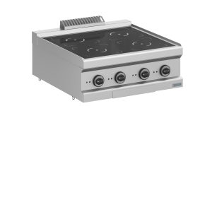 Piano piastra elettrica 4 induttori d'appoggio - DXMIN77T-M1 - Plus 700