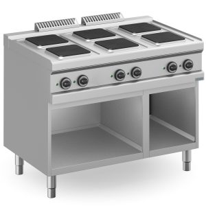 Cucina elettrica 6 piastre quadre - DXMPQ711A - PLUS 700
