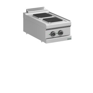 Cucina elettrica 2 piastre quadre d'appoggio - DXMPQ74T- PLUS 700