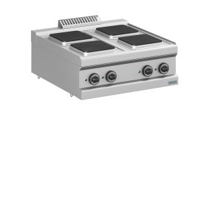 Cucina elettrica 4 piastre quadre d'appoggio - DXMPQ77T- PLUS 700