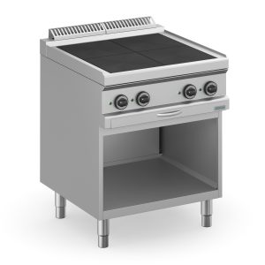 Cucina elettrica 4 piastre quadre ribassate -DXMPQR77A - PLUS 700