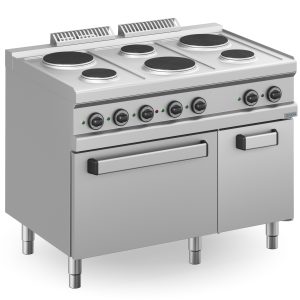 Cucina elettrica 6 piastre tonde -DXMPR711A - PLUS 700