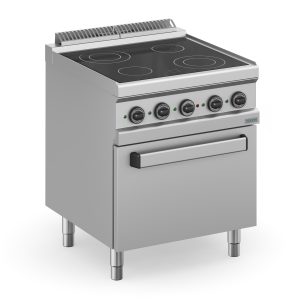 Piano 4 piastre elettriche in vetroceramica con forno elettrico - DXMVC77FE - Plus 700