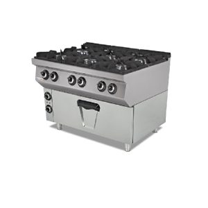 CUCINA 6 FUOCHI CON FORNO A GAS MAXI- FUSCO CHEF - linea 70