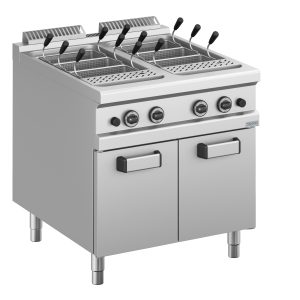 Cuocipasta a gas 2 vasche 40+40 lt- DXMCPG98A- Plus 900
