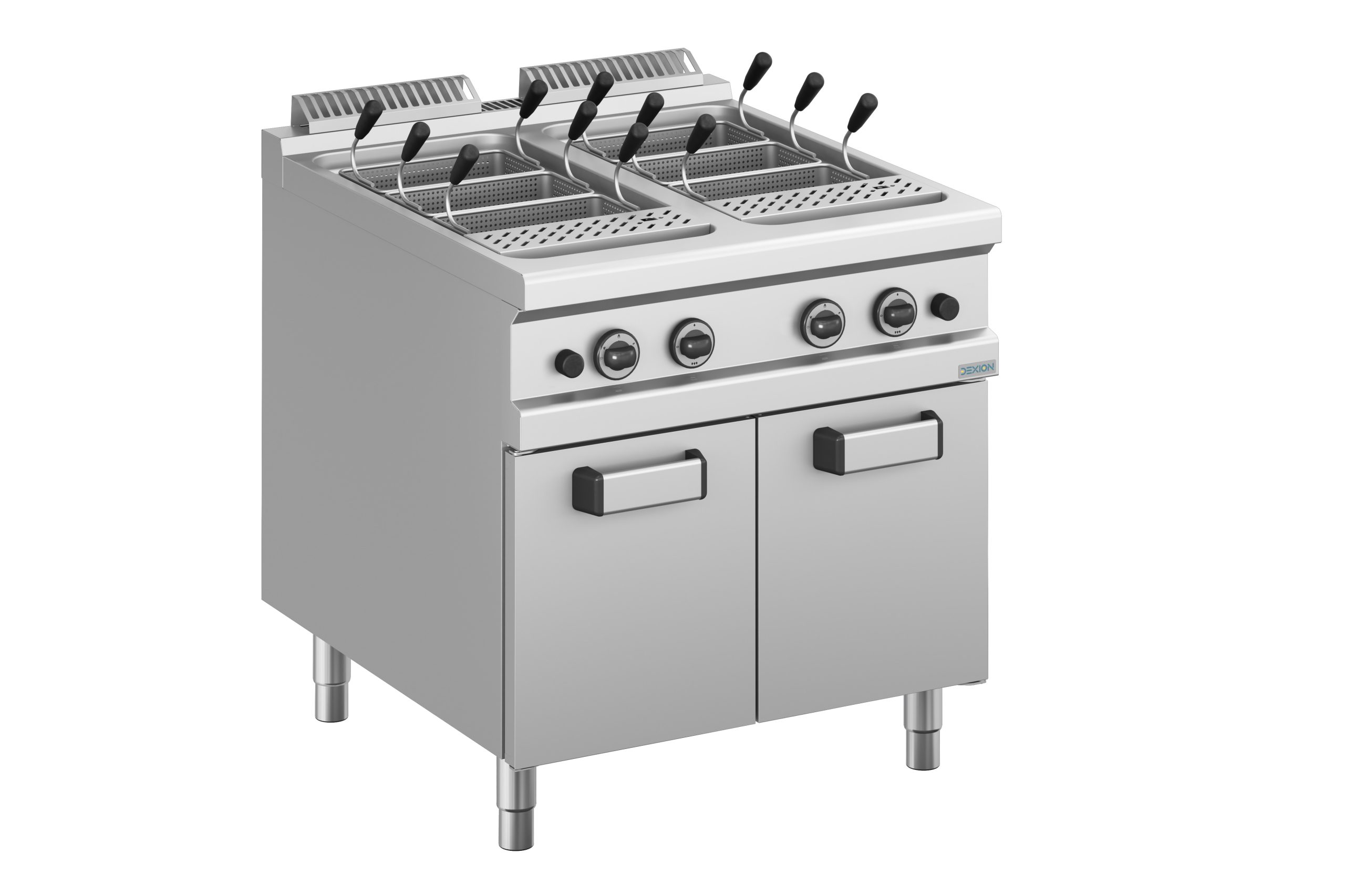 Cuocipasta a gas 2 vasche 40+40 lt- DXMCPG98A- Plus 900