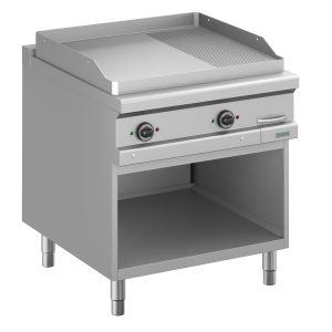 Fry Top elettrico 2/3 liscia 1/3 rigata- DXMFTE98ALR- Plus 900