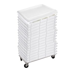 Kit Carrello + 15 cassette lievitazione pizza + coperchio Cassetta 60x40 - FUSCO CHEF