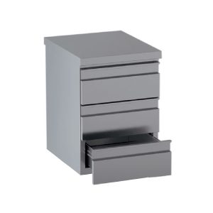 Tavolo armadiato cassettiera 3 cassetti ad incasso - 40x70xH58 cm