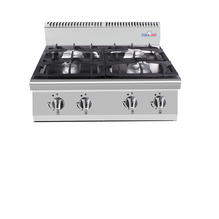 Cucina 4 fuochi Gas d'appoggio con piano neutro serie 90 - immagine 3