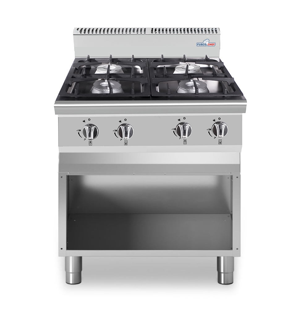 Cucina 4 fuochi Gas serie 90