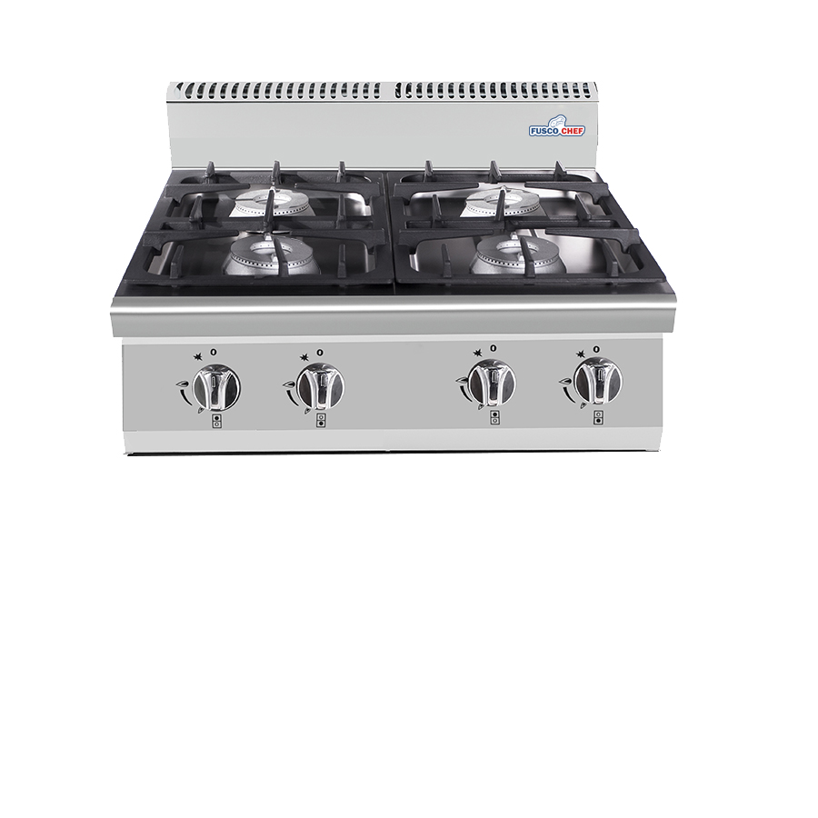 Cucina 4 fuochi Gas d'appoggio serie 90