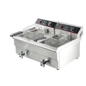 Friggitrice elettrica doppia - 13 litri + 13 litri