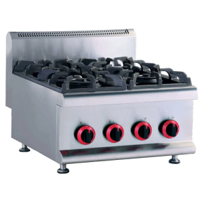 Cucina da banco 4 fuochi a gas - serie 70