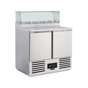 Saladette refrigerata statica 2 porte