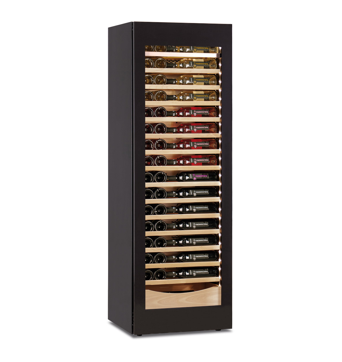 Frigo vini ventilato 1 temperatura - 112 bottiglie